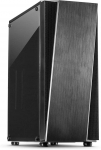 Inter-Tech T-11 TELEVEN, tower case&nbsp;(black, side part made of acrylic glass)