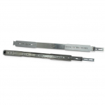 Inter-Tech 26" telescopic rail set for IPC housing (silver)