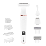 Rio SHTR-EU/1.3 Go Smooth 4-In-1 Lady Shaver & Bikini Trimmer, White