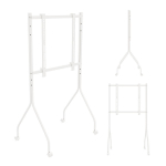 T&ouml;&ouml;riistad ja m&otilde;&otilde;teseadmed // Uued tooted t&ouml;&ouml;riistade, tarvikute kategoorias // Stand / w&oacute;zek do TV Maclean, na k&oacute;łkach, 37-80", max. obciążenie 50kg, max. VESA 600x400, biały, MC-180 W