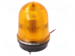 Signaller: lighting | amber | Series: MFL | 10&divide;30VDC | IP65 | &Oslash;116x169mm