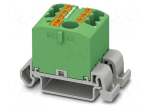 Splice terminal: rail | 24A | 690V | push-in | PA | 0.14&divide;4mm2 | W: 25.6mm