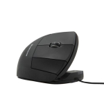Juhtmega USB Type-A paremk&auml;eline matt must Contour UniMouse hiir