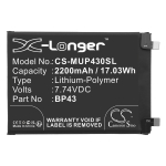 2200 mAh for Xiaomi BP43