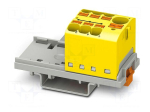Splice terminal: rail | 32A | 800V | push-in | PA | 0.2&divide;6mm2 | W: 28.6mm