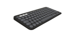 Logitech Pebble 2 Combo for Mac keyboard Mouse included Universal RF Wireless + Bluetooth QWERTY US International Graphite