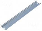DIN rail | steel | W: 35mm | L: 260mm | TA3429 | Plating: zinc