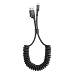 Another product Baseus  USB kabelis Baseus Fish eye Spring Lightning 2.0A 1m melns CALSR-01