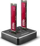 Converter iLike  AXAGON ADSA-M2C NVMe CLONE DUAL SSD Dock Station