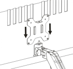 HOLDER FOR 1 LED/LCD MONITOR 13-27" L-11GD ART