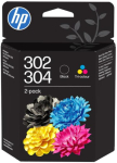 Ink Cartridge HP 302/304 Black & Colour 2Pack