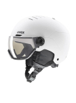 Ski helmet UVEX Wanted Visor pro V WHITE MATT, size 54&ndash;61 cm