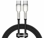 Baseus Cafule Series datu pārraides un uzlādes vads | USB-C uz USB-C | 100W | 1m | melns