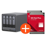 UGREEN NASync DXP4800 Plus NAS s&uuml;steem 4-kolmega 16TB koos 2x WD WD80EFPX NAS k&otilde;vakettaga - 8 TB