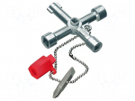 Key | for control cabinets | 76mm