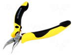 Pliers | curved,half-rounded nose | ESD | 120mm