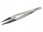 Tweezers | Tip width: 0.5mm | Blade tip shape: sharp | ESD