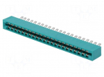 Card edge | PIN: 44 | soldered | on PCBs | gold-plated | 3.96mm