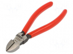 Pliers | side,cutting | plastic handle | Pliers len: 140mm