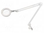 Desktop magnifier with backlight | Mag: 3dpt,5dpt | 8W | Plug: EU