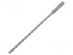 Drill bit | for concrete | &Oslash;: 6mm | L: 210mm | metal | Man.series: PRO 4