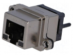 Socket | RJ45 | UL94V-0 | IP67 | THT | for panel mounting | straight