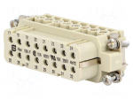 Connector: HAN | female | Han A | PIN: 16 | 16+PE | size 32A (2 x 16A)