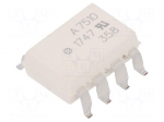 Optocoupler | SMD | Channels: 1 | Out: isolation amplifier | 3.75kV