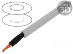 Wire | Pro-Met | 2x0,75mm2 | unshielded | 300/500V | PVC | 100m | Cu | grey