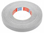 Tape: duct | W: 19mm | L: 50m | Thk: 310um | grey | natural rubber | 13%