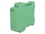 Enclosure: for DIN rail mounting | polyamide | green | terminals: 16