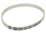 Timing belt | T5 | W: 8mm | H: 2.2mm | Lw: 270mm | Tooth height: 1.2mm