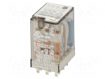 Relay: electromagnetic | 3PDT | 24VDC | Icontacts max: 10A | plug-in