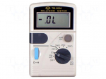 Milli-ohm meter | LCD | 3,5 digit (2000) | &plusmn;(0.3%+4digit)