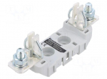 Fuse holder | NH00 | for DIN rail mounting,screw | 160A | 690VAC