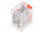 Relay: electromagnetic | DPDT | Ucoil: 230VAC | Icontacts max: 10A