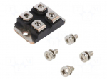 Module: diode | double independent | 400V | If: 60Ax2 | ISOTOP | screw