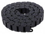 Cable chain | 06 | Bend.rad: 18mm | L: 1000mm | Int.height: 10.5mm