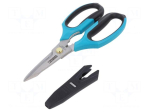 Scissors | for kevlar fibers cutting | 208mm