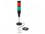 Signalling column | red/green | LED | 230VAC | HBJD-40 | 40mm | -25&divide;55&deg;C