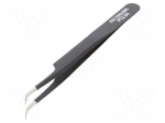 Tweezers | Blade tip shape: sharp | Tweezers len: 122mm | ESD
