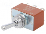 Switch: toggle | Pos: 2 | DPDT | ON-ON | 10A/250VAC | 20A/30VDC | S