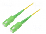 Fiber patch cord | OS2 | SC/APC,both sides | 20m | 9/125um | LSZH