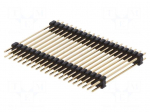 Connector: pin strips | pin header | male | PIN: 40 | THT | straight | 3A