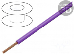 Wire | H05V-K,LgY | stranded | Cu | 1mm2 | PVC | violet | 300V,500V | 10m