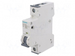 Circuit breaker | 230/400VAC | Inom: 6A | Poles: 1 | Charact: C | 10kA
