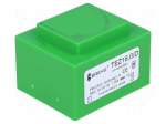 Transformer: encapsulated | 16VA | 230VAC | 9V | 1777.7mA | PCB | IP00