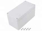 Enclosure: multipurpose | X: 80mm | Y: 160mm | Z: 85mm | polycarbonate