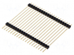 Connector: pin strips | pin header | male | PIN: 20 | THT | straight | 3A