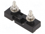 Fuse holder with cover | 42x12x8.2mm | 300A | Leads: M5 screws | 32V